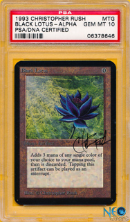 Alpha Black Lotus PSA/DNA Gem Mint 10 front