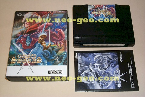 Neogeo ROM software CROSSED SWORDS (ROM cassette), Game